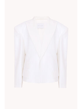 Epuzer Epuzer Giacca da abito Sequin blazer Bianco Standard Fit