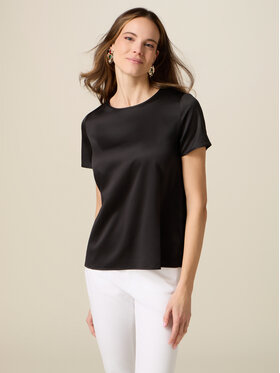 Oltre Oltre T-shirt G384J104322N033 Nero Regular Fit