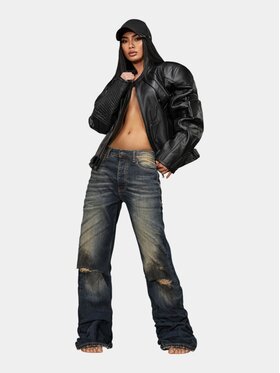 MADE BY SOCIETY MADE BY SOCIETY Spodnie materiałowe NOMADIC - P27231 Niebieski Basic Fit