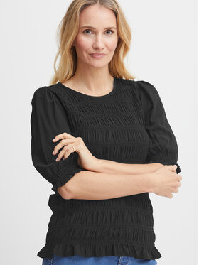 Fransa Fransa Bluza 20611903 Črna Regular Fit