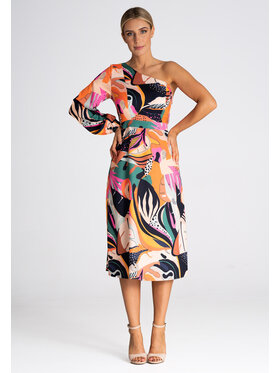 FIGL FIGL Sukienka M961 Kolorowy Regular Fit