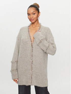 TWINSET TWINSET Kardigāns 232TT3231 Pelēks Loose Fit