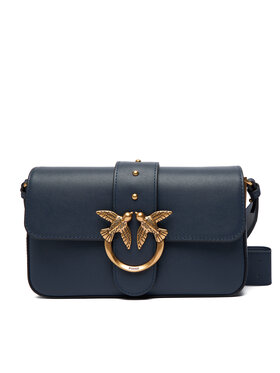 PINKO PINKO Geantă Love One Mini Slouchy Fl AI 25-26 PLTT 104340 A0QO Albastru