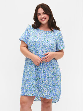 Zizzi Zizzi Suvekleit CA02310P Sinine Loose Fit