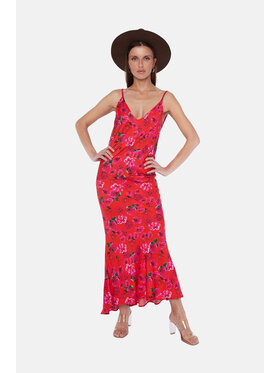 RÊVER DE MOI RÊVER DE MOI Sukienka codzienna CENIT FLOWER MIDI DRESS Kolorowy Slim Fit