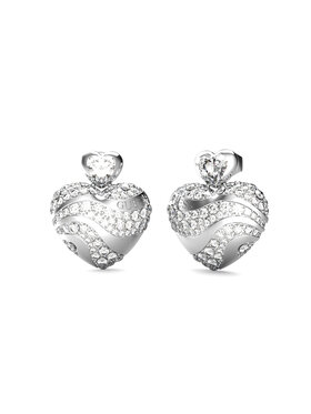 Guess Guess Naušnice JUBE04499JW-RH Stříbrná