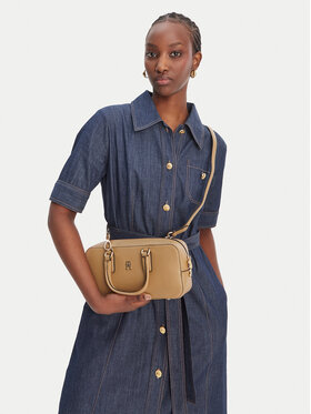Tommy Hilfiger Tommy Hilfiger Torebka Th Daily Crossover AW0AW18378 Brązowy