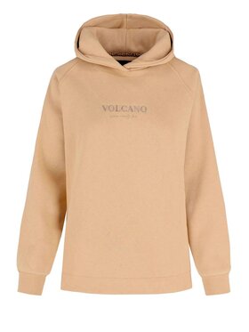 Volcano Volcano Bluza B-SPARKLE Beżowy Regular Fit
