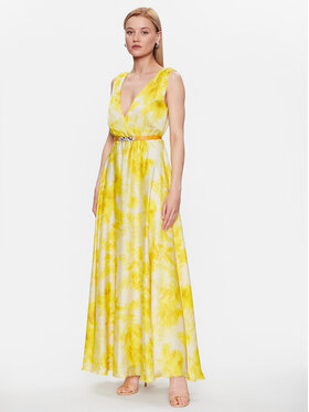 Liu Jo Liu Jo Abendkleid CA3416 T2514 Gelb Regular Fit
