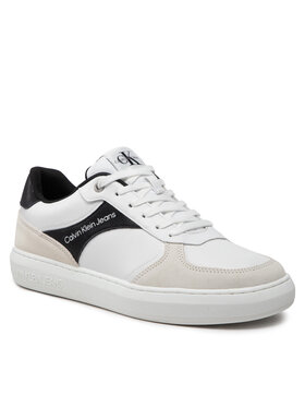 Calvin Klein Jeans Calvin Klein Jeans Sneakersy Casual Cupsole Laceup Low YM0YM00494YAF Biela