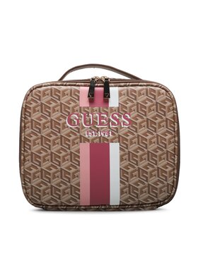 Guess Guess Pochette per cosmetici TWS745 20450 Marrone