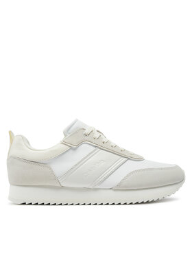 Calvin Klein Calvin Klein Sneakersy Low Top Lace Up Mix HM0HM01554 Biały