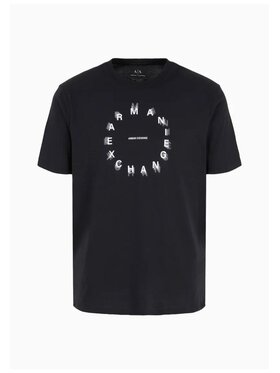Armani Exchange Armani Exchange T-Shirt T-SHIRT Černá Regular Fit