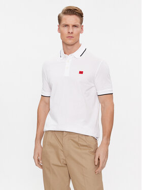 Hugo Hugo Tricou polo Deresino232 50490775 Alb Slim Fit