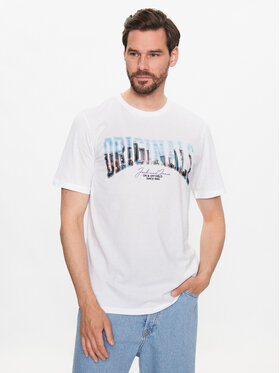 Jack&Jones Jack&Jones Тишърт Booster 12232996 Бял Standard Fit