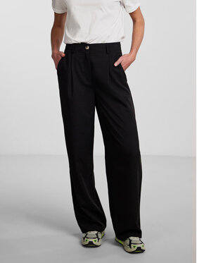 Pieces Pieces Παντελόνι υφασμάτινο Thelma 17137934 Μαύρο Relaxed Fit