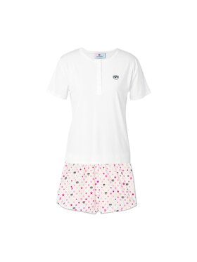 Chiara Ferragni Chiara Ferragni Pigiama pj set Chiara Ferragni donna eyes Bianco Regular Fit