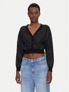 Guess Guess Strickjacke W5GR08 Z3MN2 Schwarz Regular Fit