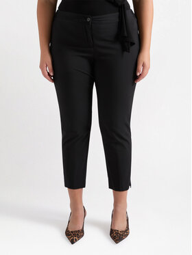 Fiorella Rubino Fiorella Rubino Spodnie materiałowe P086L102027N033 Czarny Regular Fit