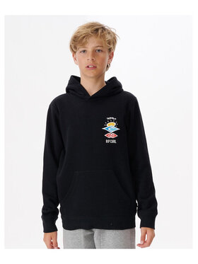 Rip Curl Rip Curl Bluza Search Icon Hood -Boy Czarny Standard Fit