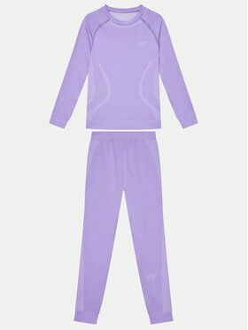 4F 4F Termoaktīvās apakšveļas komplekts 4FJWAW24USEAF150 Violets Slim Fit