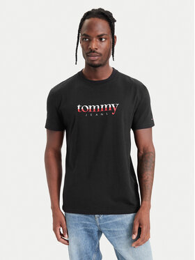Tommy Jeans Tommy Jeans T-Shirt DM0DM21978 Μαύρο Regular Fit