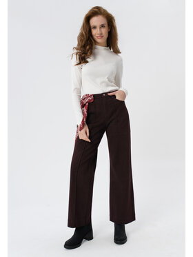 Volcano Volcano Jeansy D-QUIZY Brązowy Regular Fit