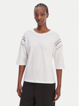 Liu Jo Liu Jo T-Shirt WA6128 JS904 Bílá Relaxed Fit