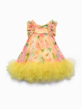 Abel & Lula Abel & Lula Елегантна рокля 5040 Жълт Regular Fit