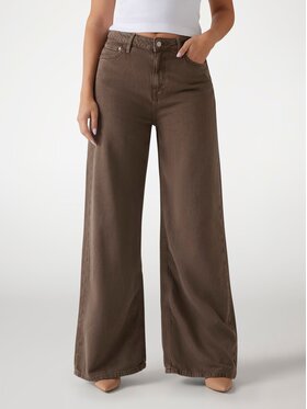 Guess Guess Spodnie materiałowe 172239 Beżowy Slim Fit