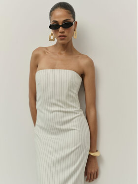 La Mania La Mania Vestito da giorno MUSE Bianco Classic Fit