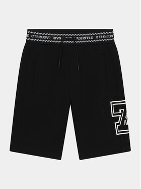 Karl Lagerfeld Kids Karl Lagerfeld Kids Pantaloncini sportivi Z30026 D Nero Regular Fit