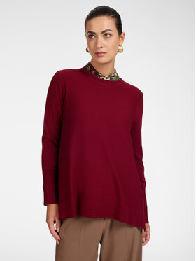 Elena Mirò Elena Mirò Dolcevita M026Z000786N036 Bordeaux Over Fit