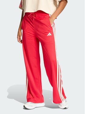 adidas adidas Spodnie dresowe STADIUM MESH Czerwony Regular Fit