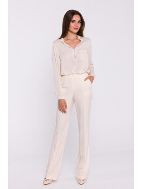 Stylove Stylove Spodnie materiałowe S371 Écru Ladies Fit