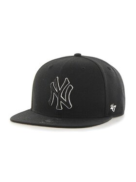47 Brand 47 Brand Czapka z daszkiem MLB NEW YORK YANKEES CAPTAIN Czarny