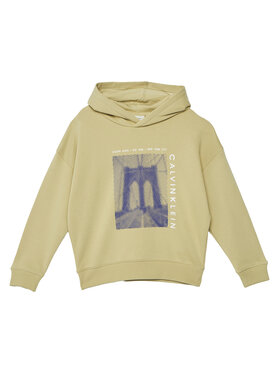 Calvin Klein Jeans Calvin Klein Jeans Sweatshirt Bridge LVCKSJB04B Grün Oversize