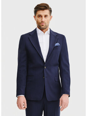 Pako Lorente Pako Lorente Marynarka P25SP-3G-029 Granatowy Slim Fit