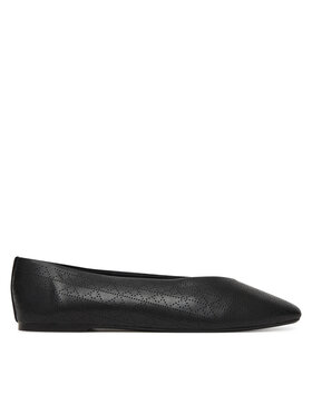 Calvin Klein Calvin Klein Baleríny Square Ballerina Aop Lth HW0HW02936 Čierna