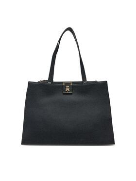 Tommy Hilfiger Tommy Hilfiger Kabelka Th Her Tote AW0AW17191 Čierna