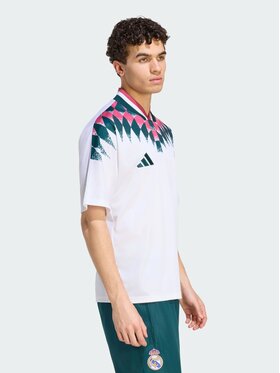 adidas adidas Koszulka techniczna 169223 Biały Loose Fit