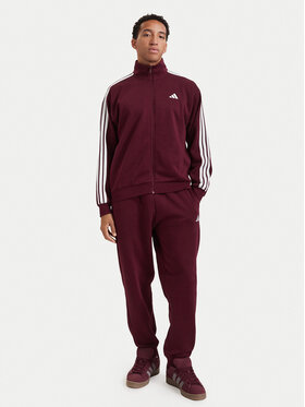 adidas adidas Tepláková súprava 3-Stripes Fleece KY2282 Bordová Regular Fit