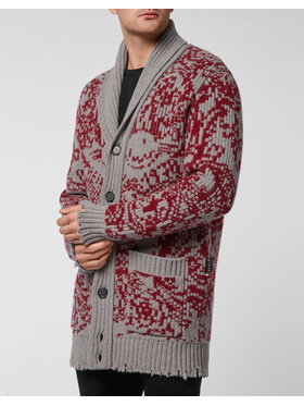 PHILIPP PLEIN PHILIPP PLEIN Kardigán 5271 Béžová Regular Fit