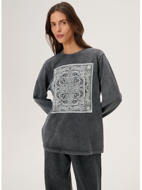 LEBRAND LEBRAND Longsleeve Nero Szary