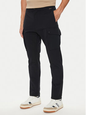 Napapijri Napapijri Auduma bikses M-Broc NP0A4IK3 Melns Regular Fit