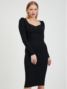 Orsay Orsay Sukienka 530394-660000__S Czarny Regular Fit