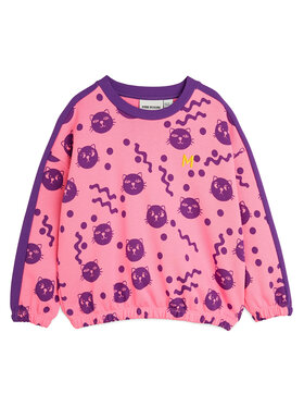 MINI RODINI MINI RODINI Felpa Squiggly Cats 2512012228 Rosa Regular Fit