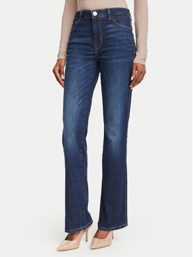 Guess Guess Jeansy W6YA15 D1584 Tmavomodrá Straight Fit