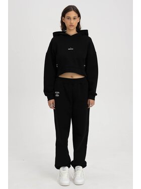 Misaga Misaga Spodnie dresowe AYR Czarny Relaxed Fit