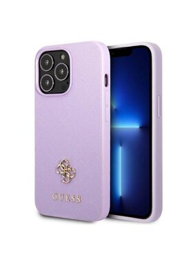 Guess Guess Etui na telefon iPhone 13 Pro Max Fioletowy
